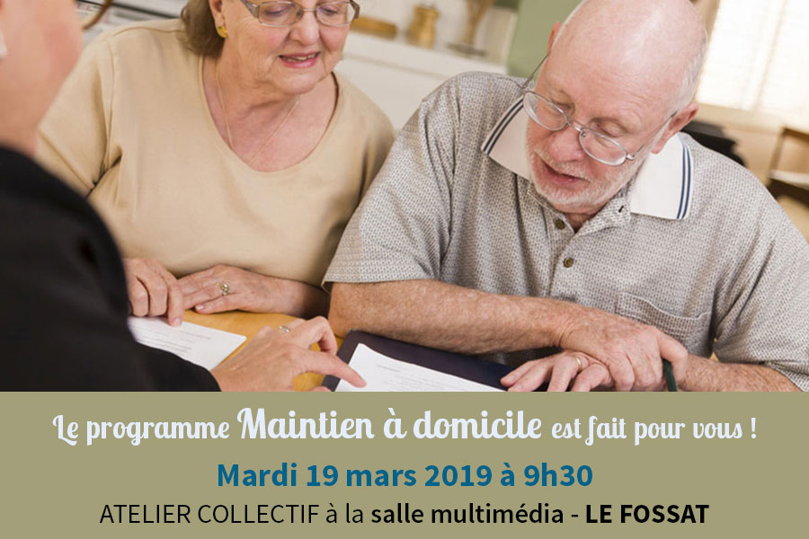 Atelier collectif pour le maintien à domicile – Le Fossat, le 19 mars 2019 (© SOLIHA Ariège)
