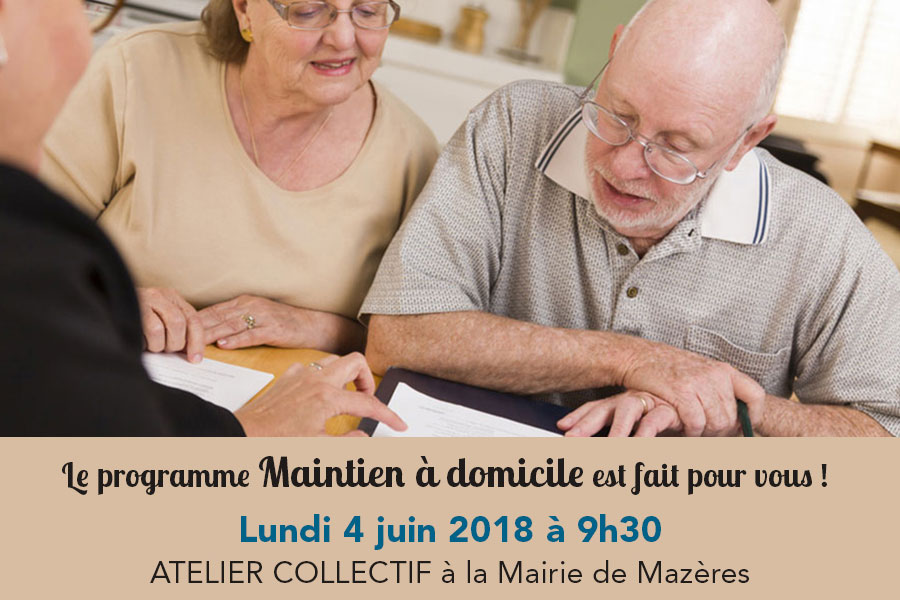 Atelier collectif pour le maintien à domicile - Mazères, le 4 juin 2018 (© SOLIHA Ariège)