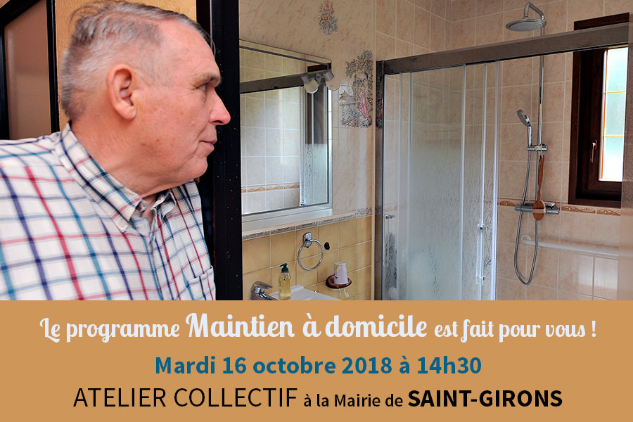 Atelier collectif pour le maintien à domicile - Saint-Girons, le 16 octobre 2018 (© SOLIHA Ariège)