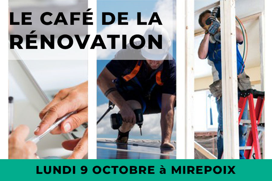 Café de la Rénovation énergétique - Mirepoix, le 9 octobre 2023 (© SOLIHA Ariège)