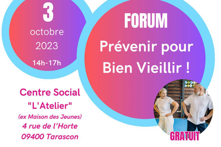 Forum "Prévenir pour bien vieillir" - Tarascon, le 3 octobre 2023 (© SOLIHA Ariège)