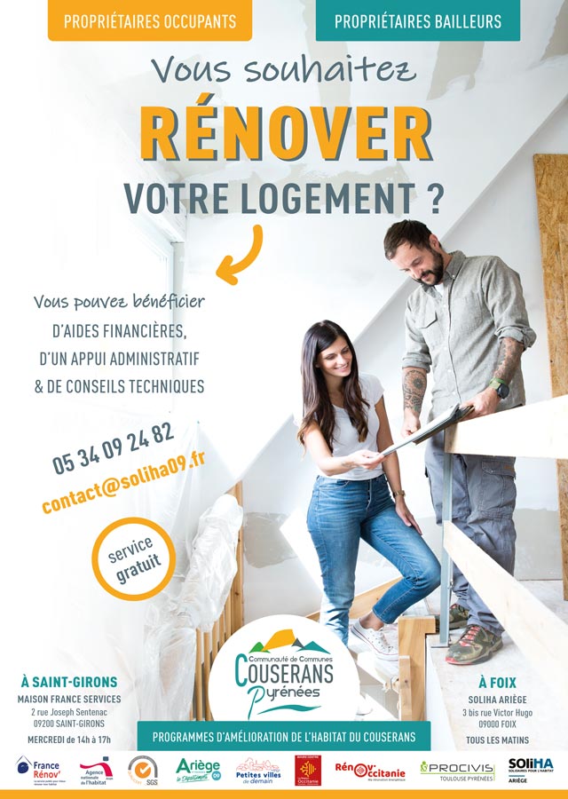 Programme d'amélioration de l'habitat - Couserans (© SOLIHA Ariège)