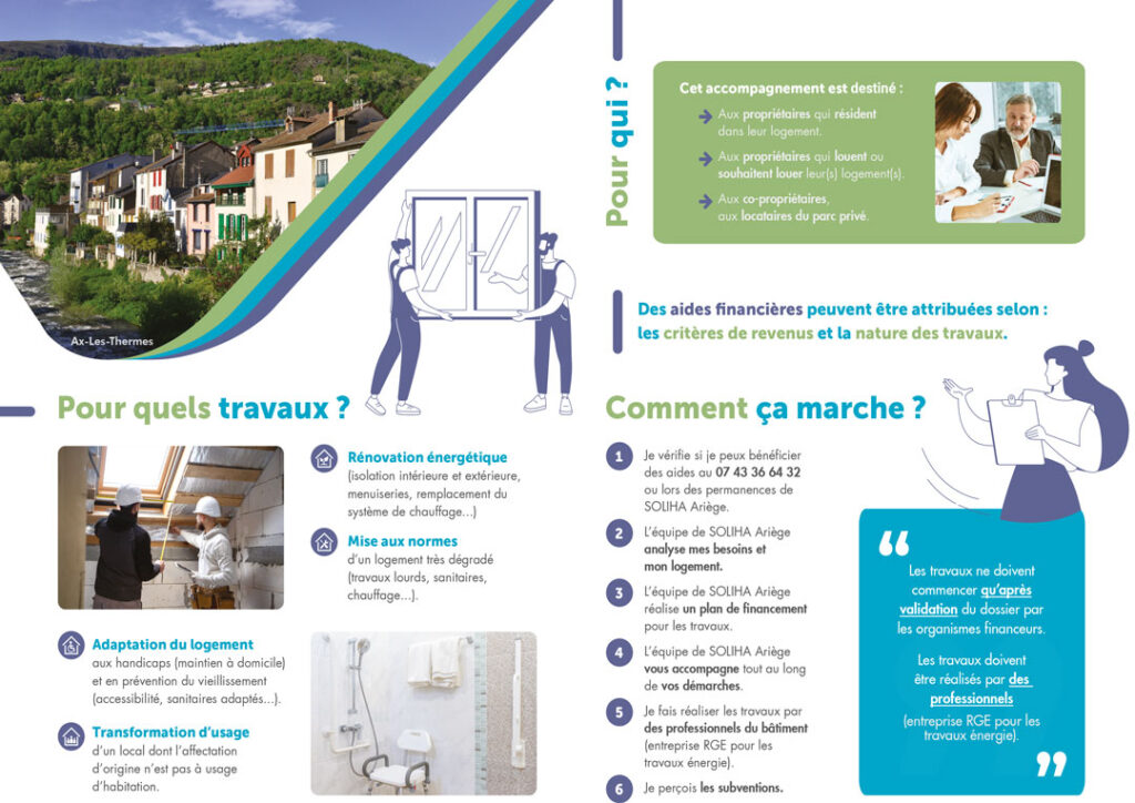 Programme d'amélioration de l'habitat - CC de la Haute-Ariège | Brochure 2 (© SOLIHA Ariège)