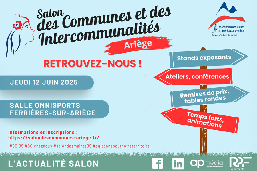4e salon des Communes et des Intercommunalités, le 12 juin 2025, avec SOLIHA Ariège